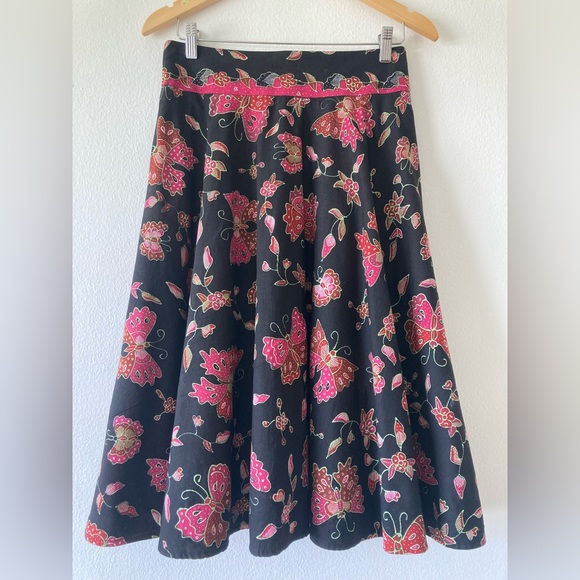 Batik Flare Skirt - Picture 1 of 13
